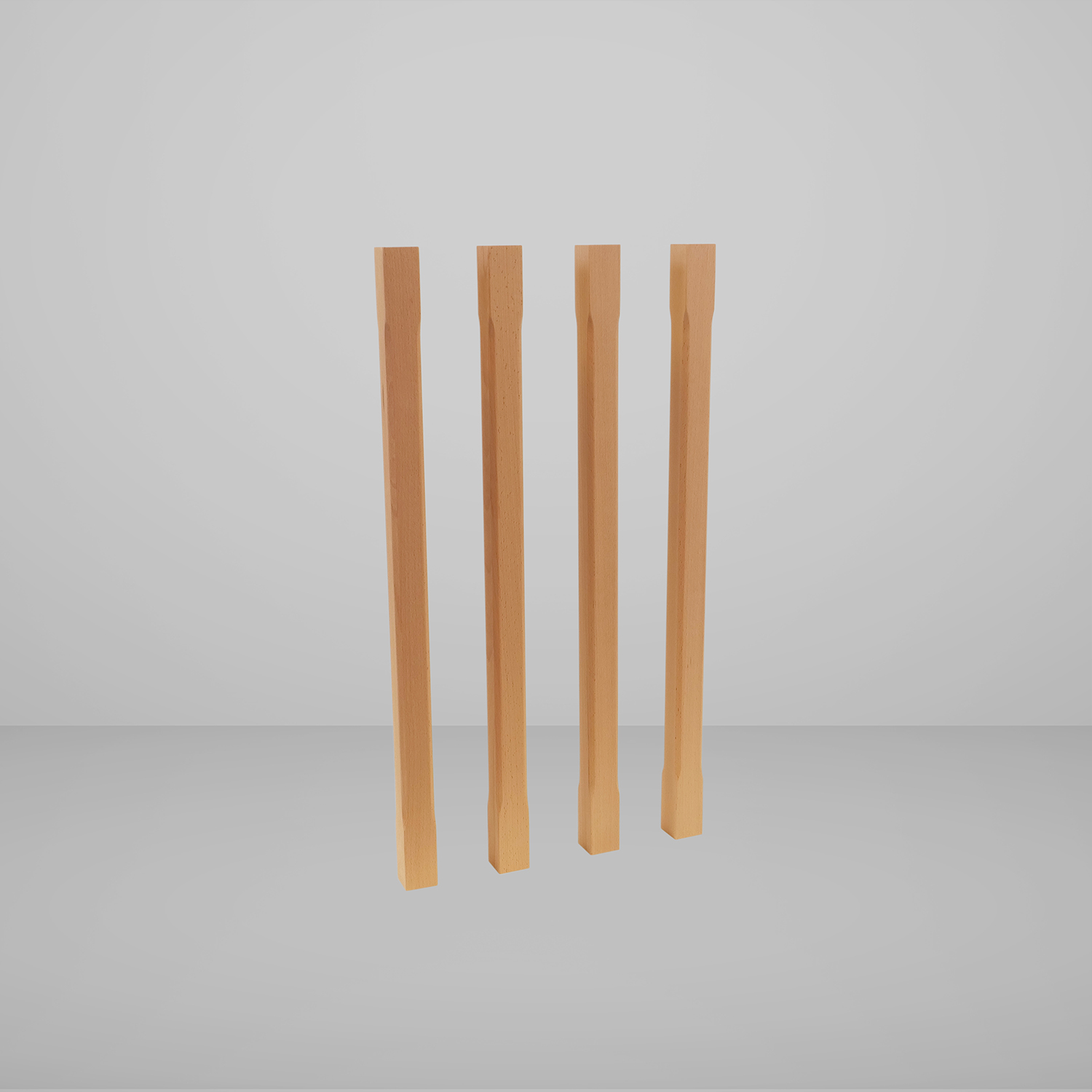 Räckespinnar Herrljunga Ledstångsfabrik Björklunden 4-pack Obehandlad Bok, L: 1025 mm