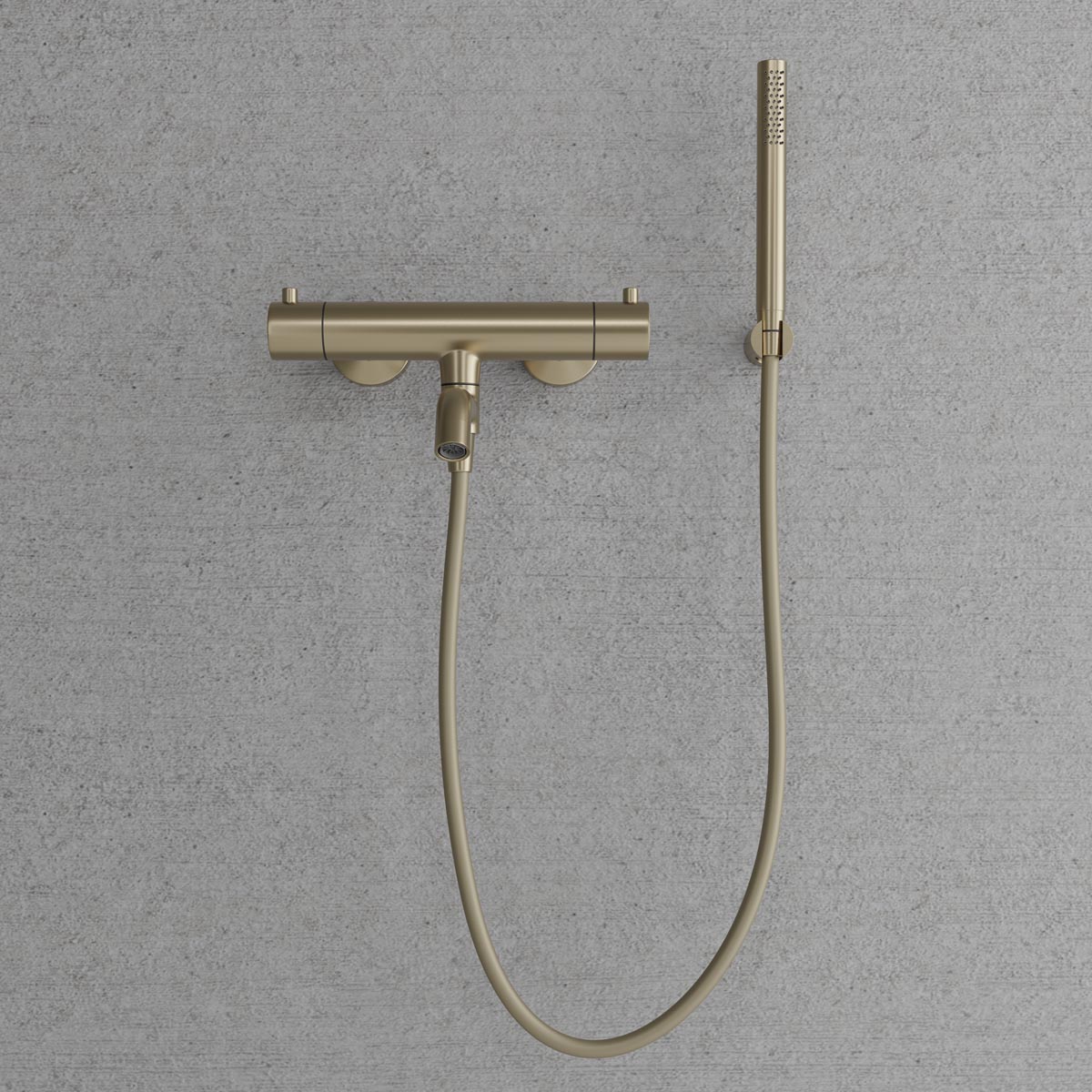 Badkarsblandare Scandtap Steel Pleasure 4 med Handdusch