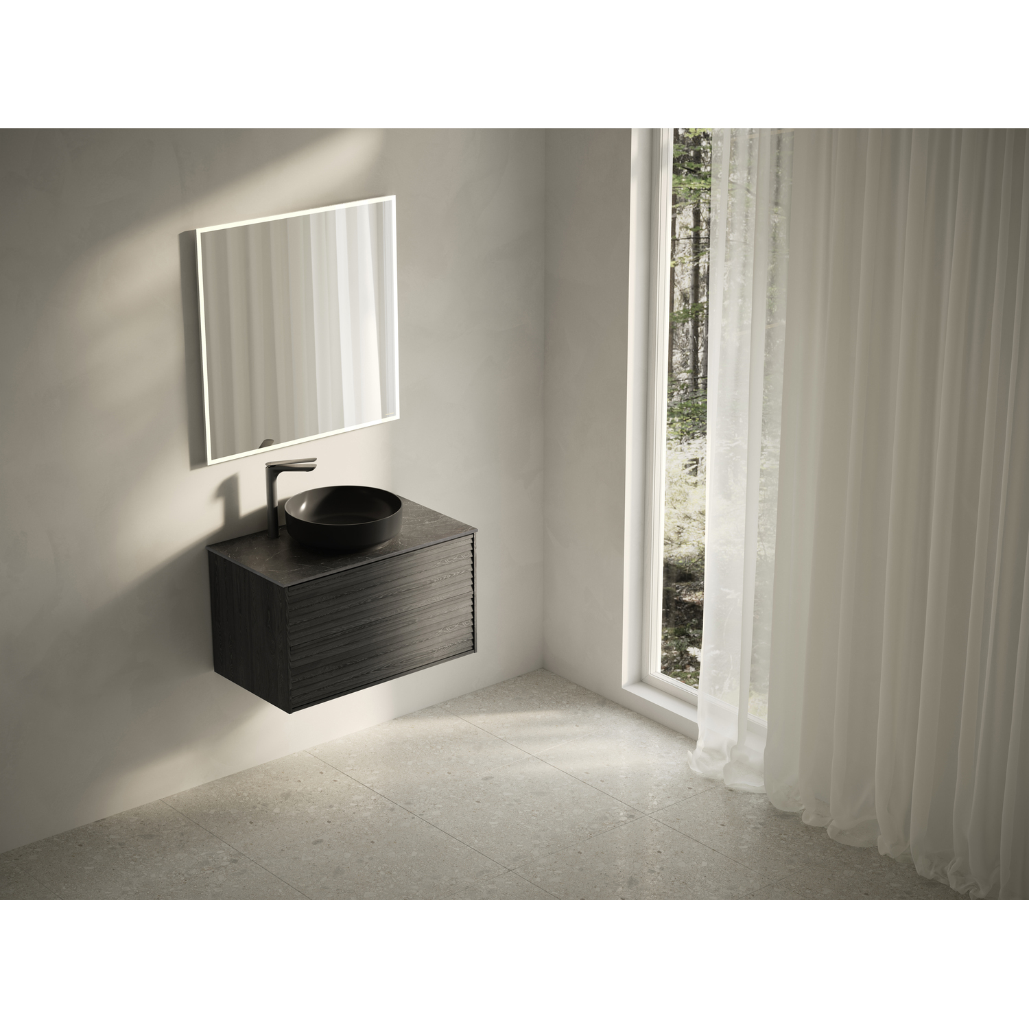 Tvättställsskåp Svedbergs Epos 80x45 med 2 Lådor