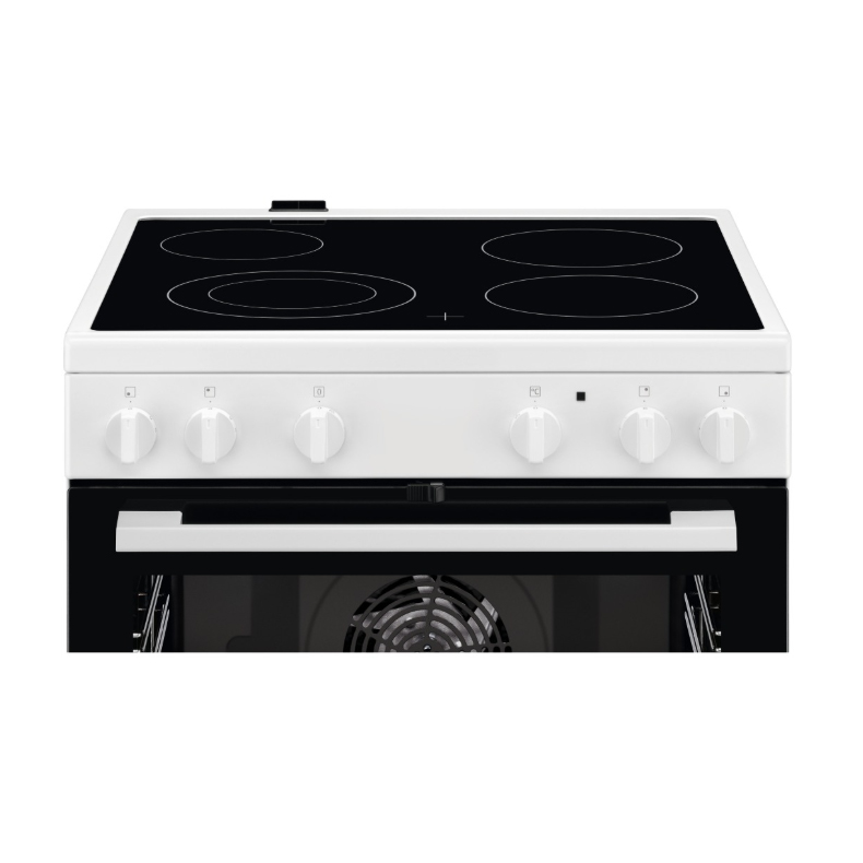 Glasskeramisk Komfyr Elektrolux LKR64004NW Hvit