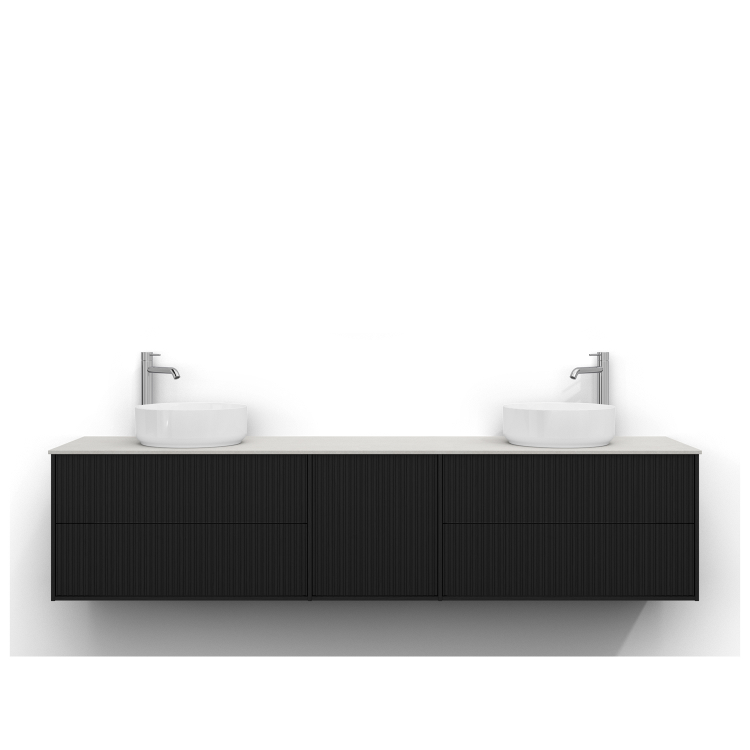 Tvättställsskåp Svedbergs Epos 200x45 med 2+1+2 Lådor | badrum - badrumsmobler - tvattstallsskap-och-kommod | KakelKungen