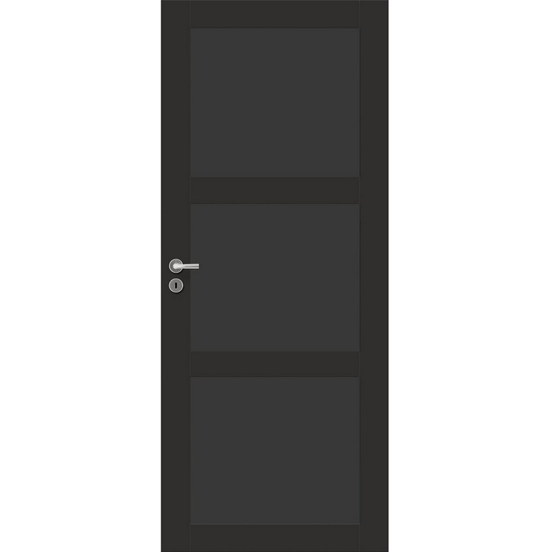 Innerdør Tundøren Lågen Sort 3-Fyllinger