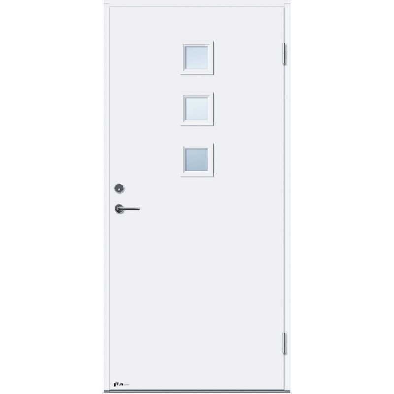 Ytterdør Tundøren Tun 736 Hvit uten Sylinder