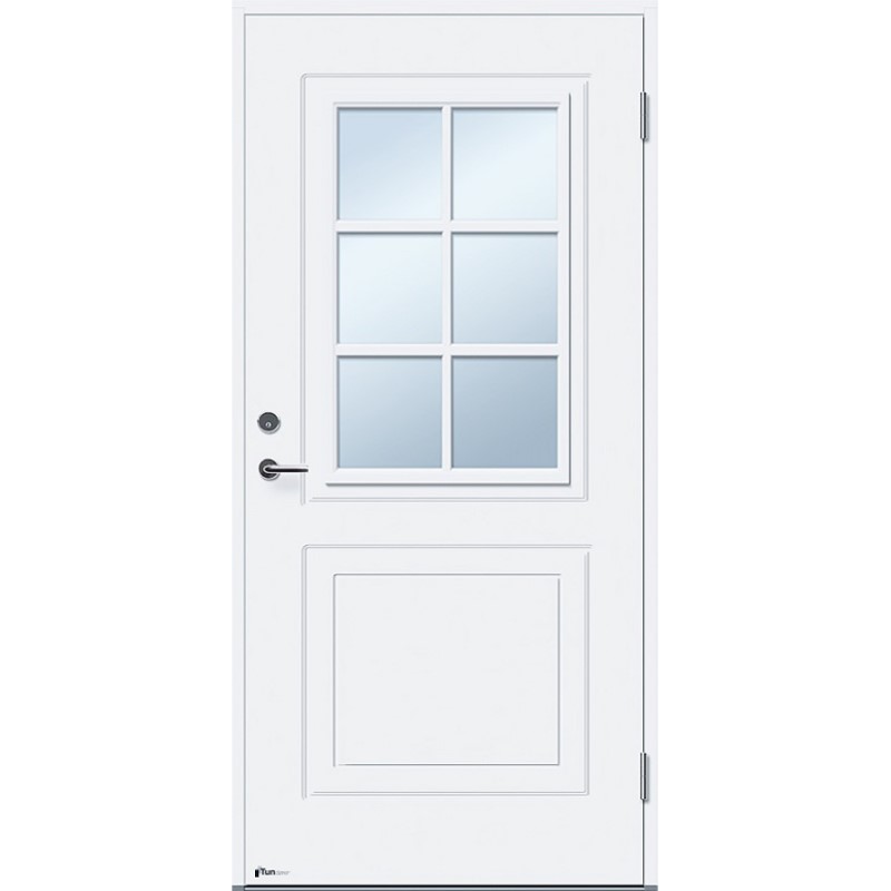 Ytterdør Tundøren Tun 760 Hvit uten Sylinder