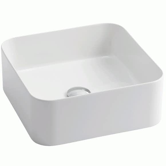 tvättställ lavabo mate slim 400x400 mm