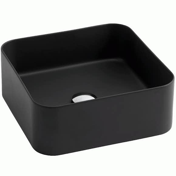 tvättställ lavabo mate slim 400x400 mm