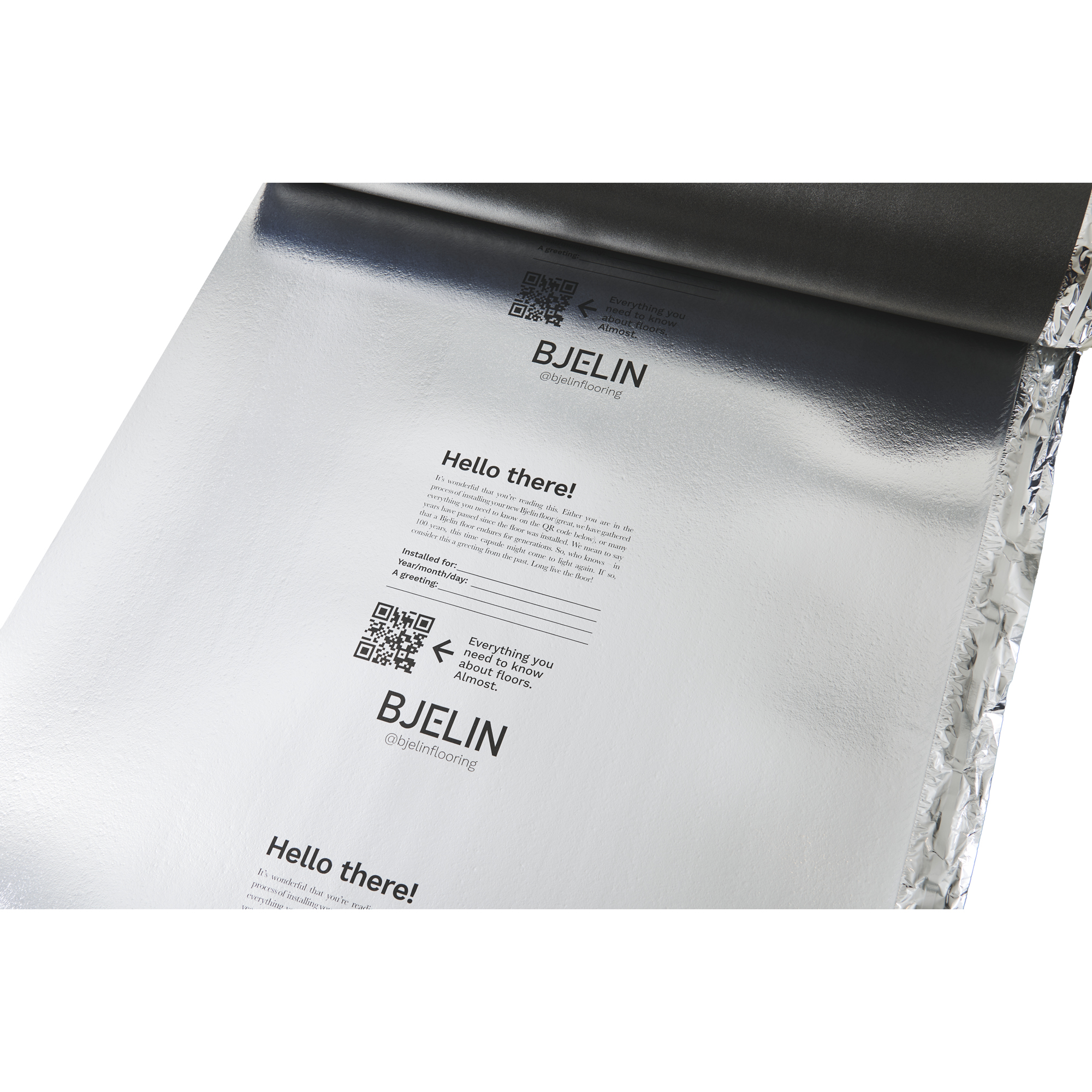 Gulvunderlag PO Kombifoam (15m2/rull)