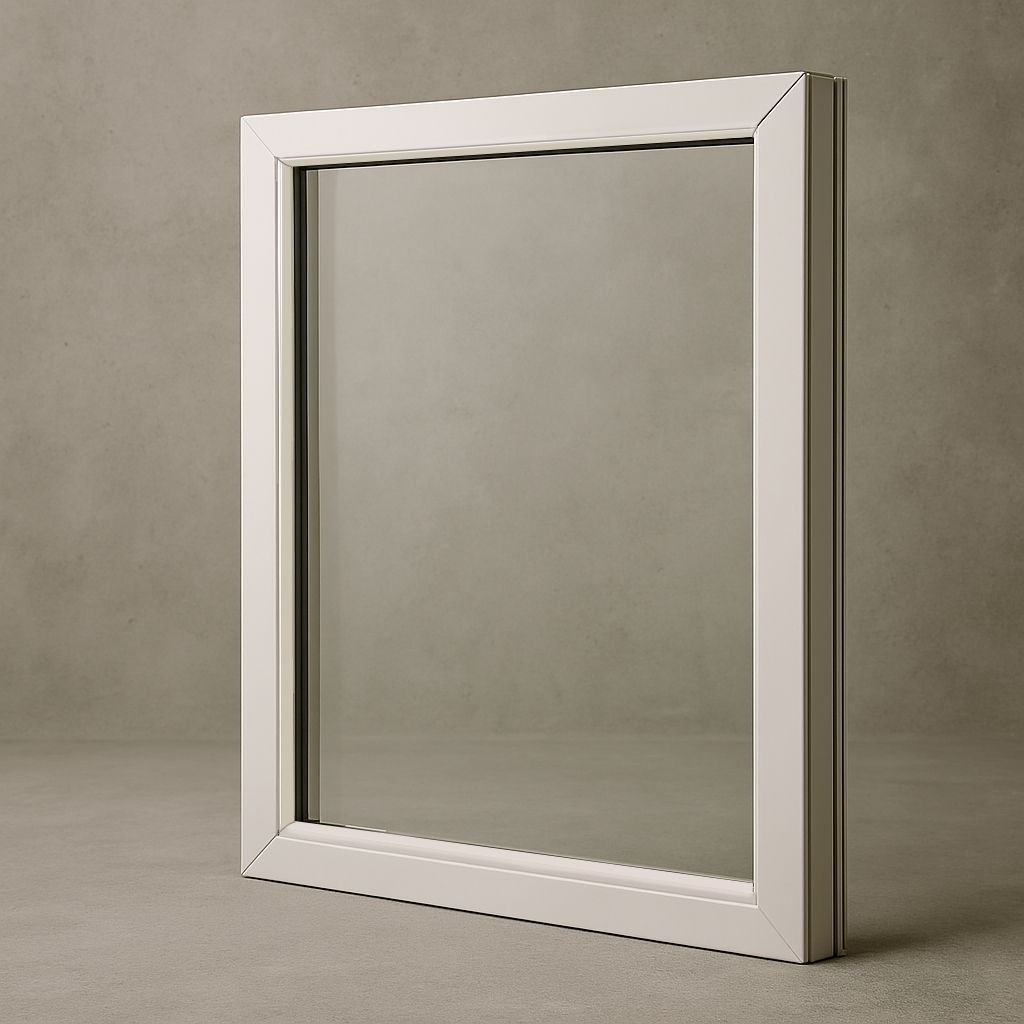 Vindu Fjordvindu Fastkarm Solid Aluminium 3-Lags