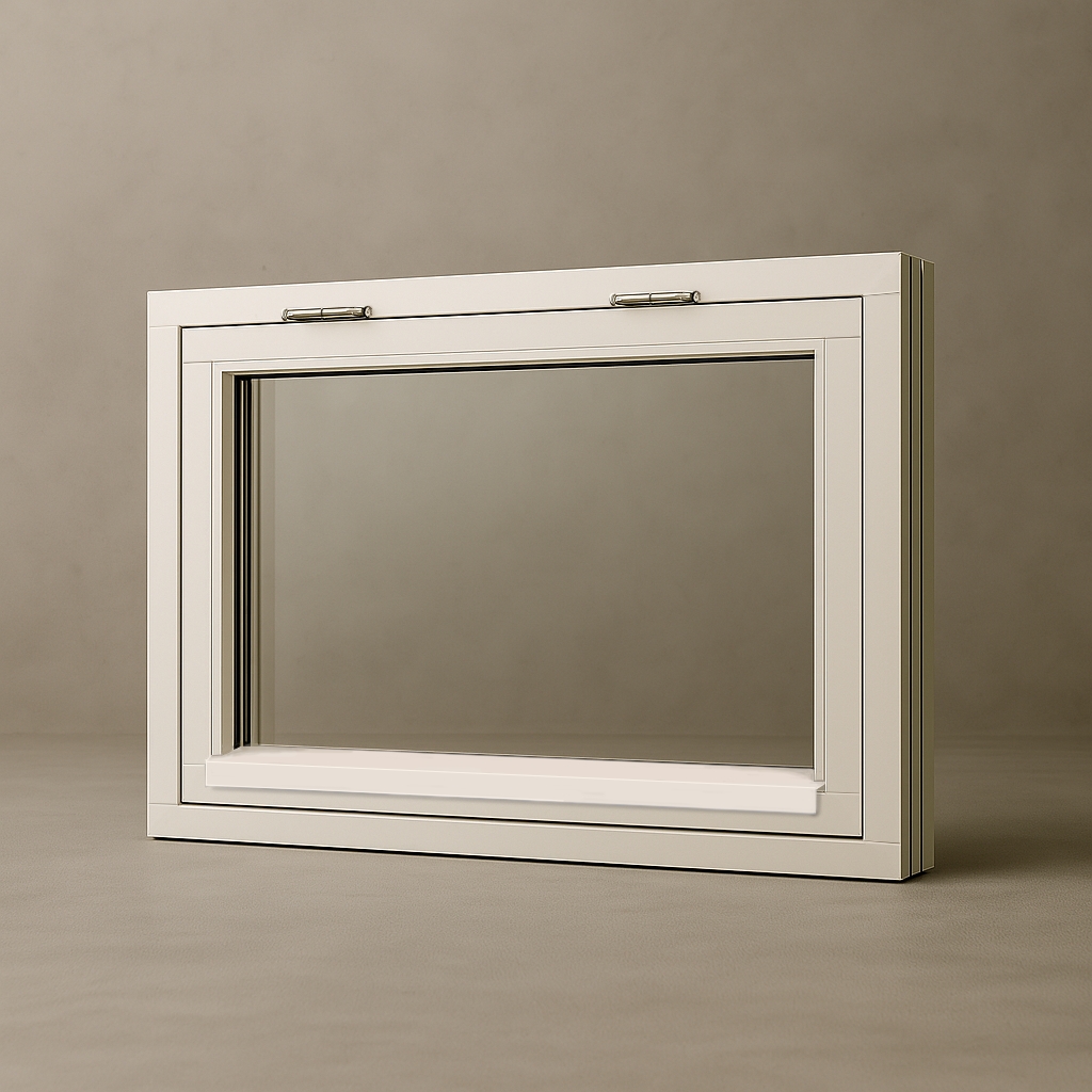 Vindu Fjordvindu Topphengslet Kraft Tre 3-Lags