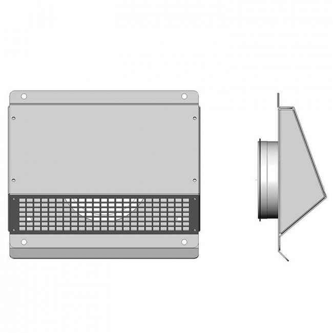 Acetec VDP180 för reg/våtluft Väggdon