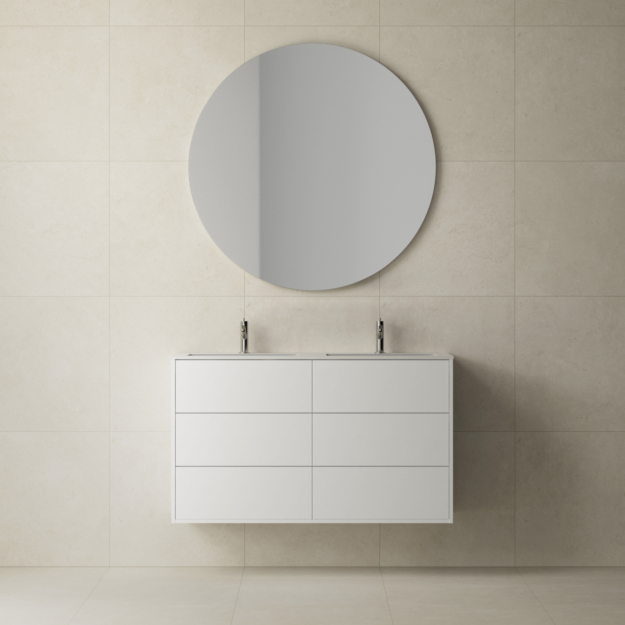 Tv&auml;ttst&auml;llssk&aring;p INR Terra Solid Dubbel med 6 L&aring;dor