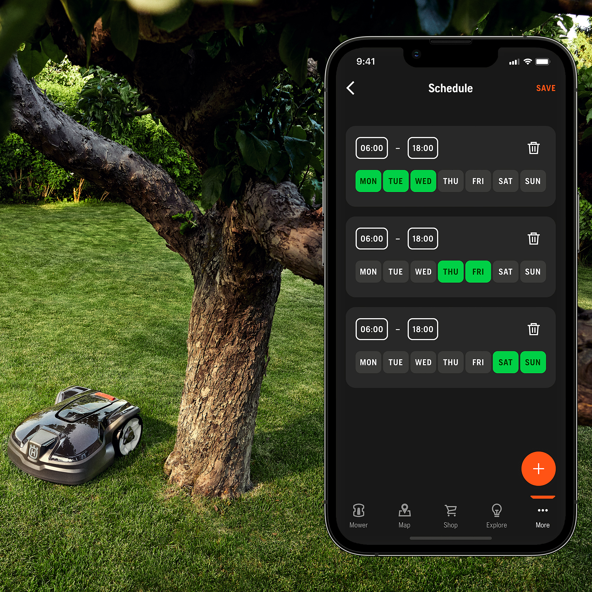 Robotgressklipper Husqvarna Automower® 305E NERA