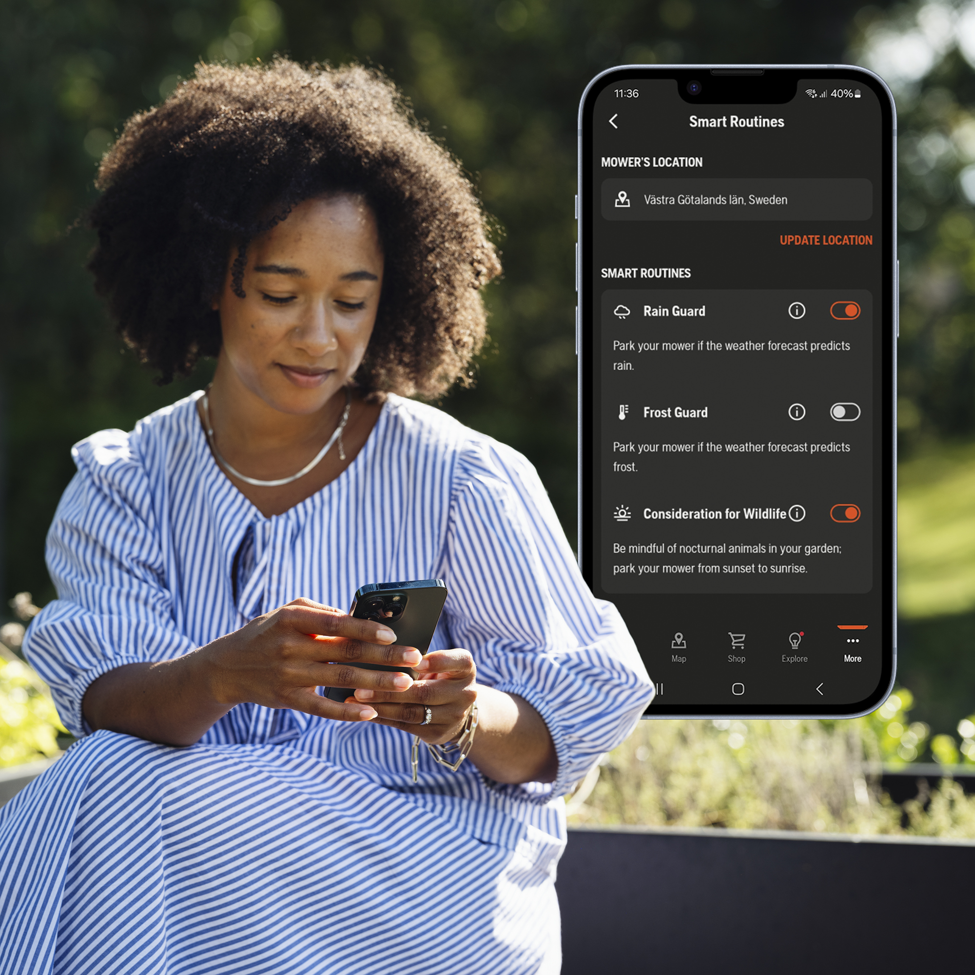 Robotgressklipper Husqvarna Automower® 305E NERA