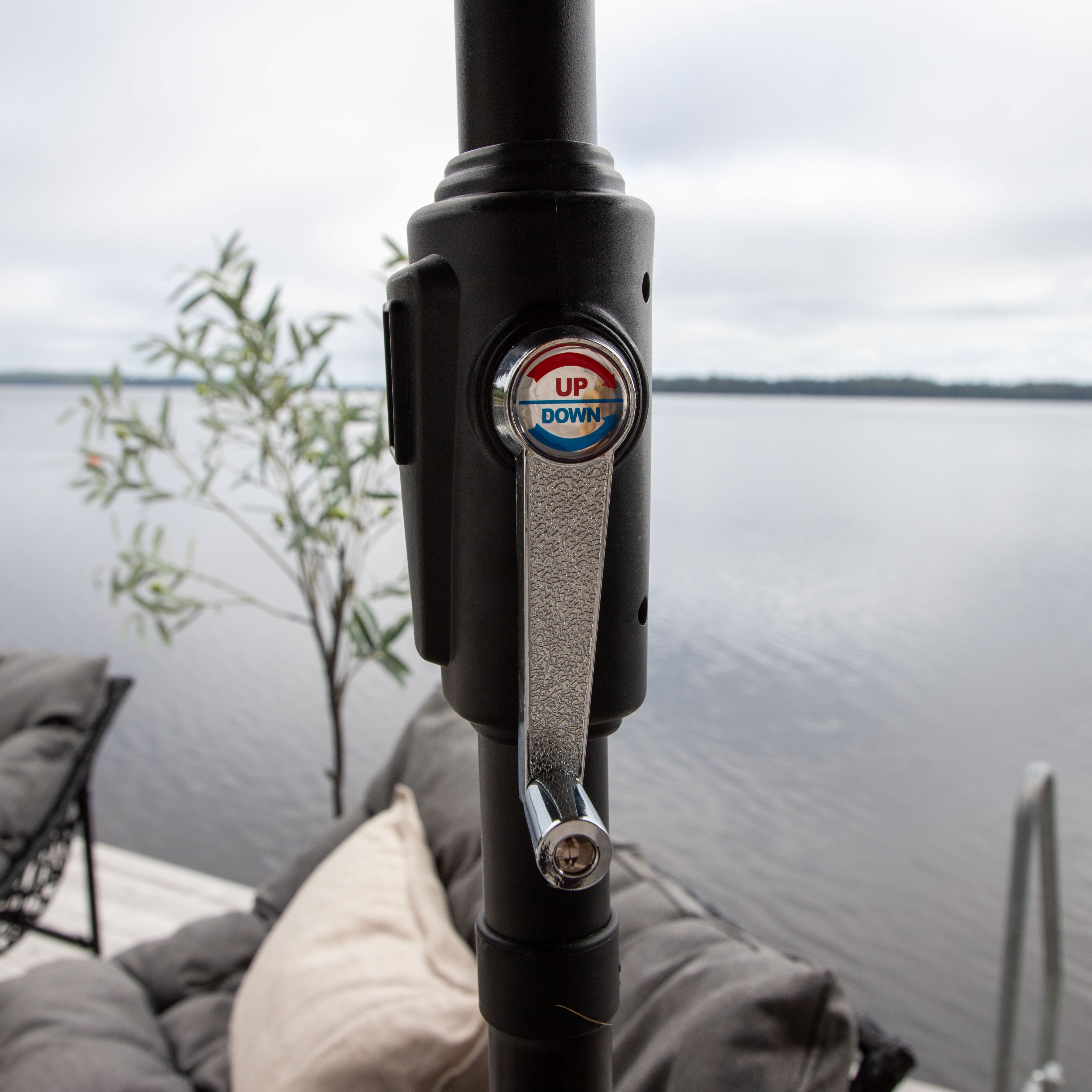 Parasoll Venture Home Sudan med LED-belysning og Vippefunksjon