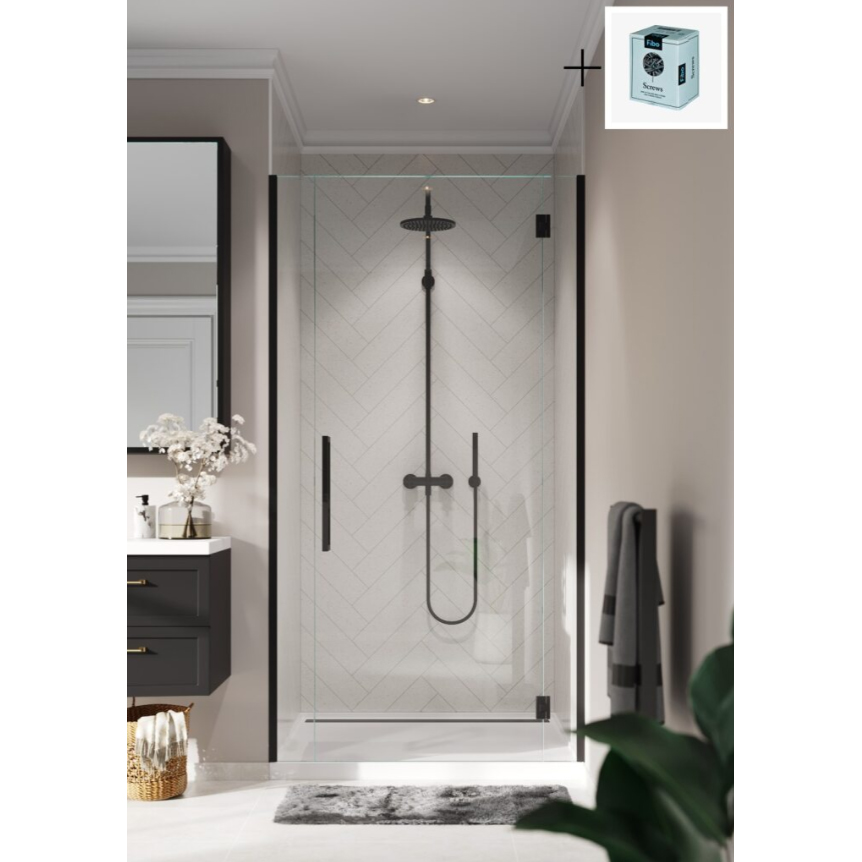 Baderomspanel Fibo 4001-M72 Terrazzo Light med Monteringsskruer