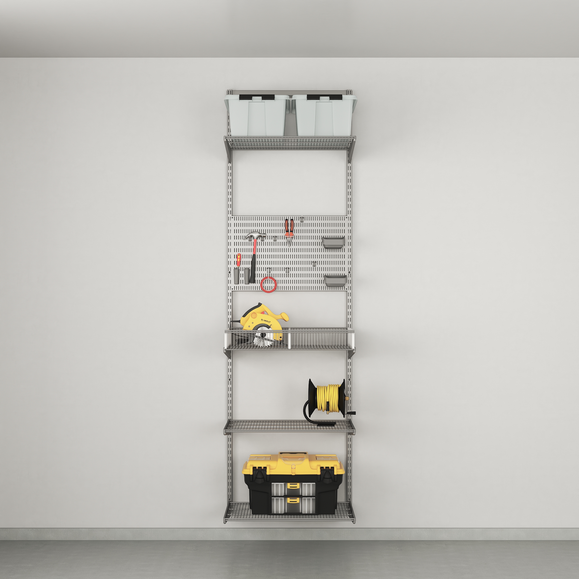 Oppbevaringsløsning Elfa Verktøy Nr 2 Platinum