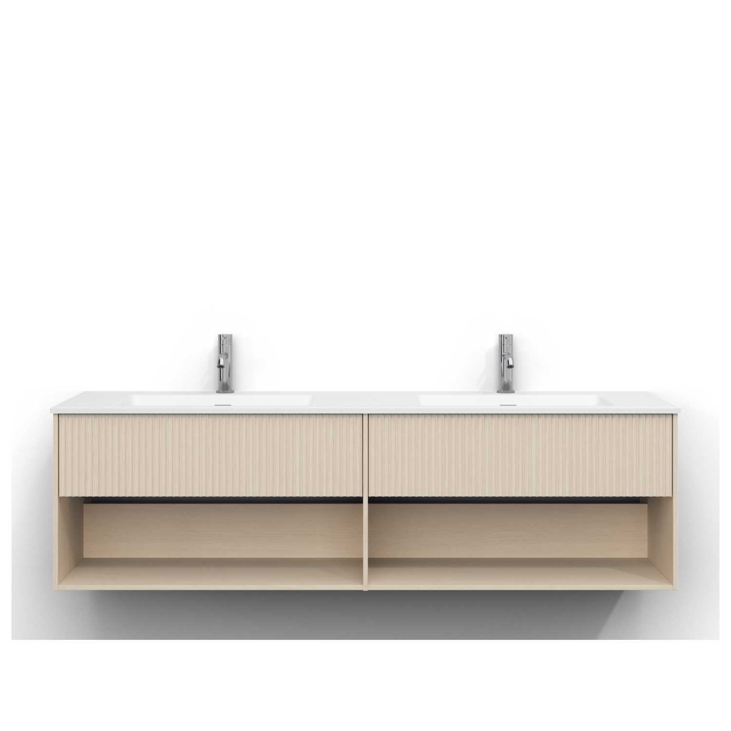 Tvättställsskåp Svedbergs Epos 160x45 med 1+1 Lådor | badrum - badrumsmobler - tvattstallsskap-och-kommod | KakelKungen