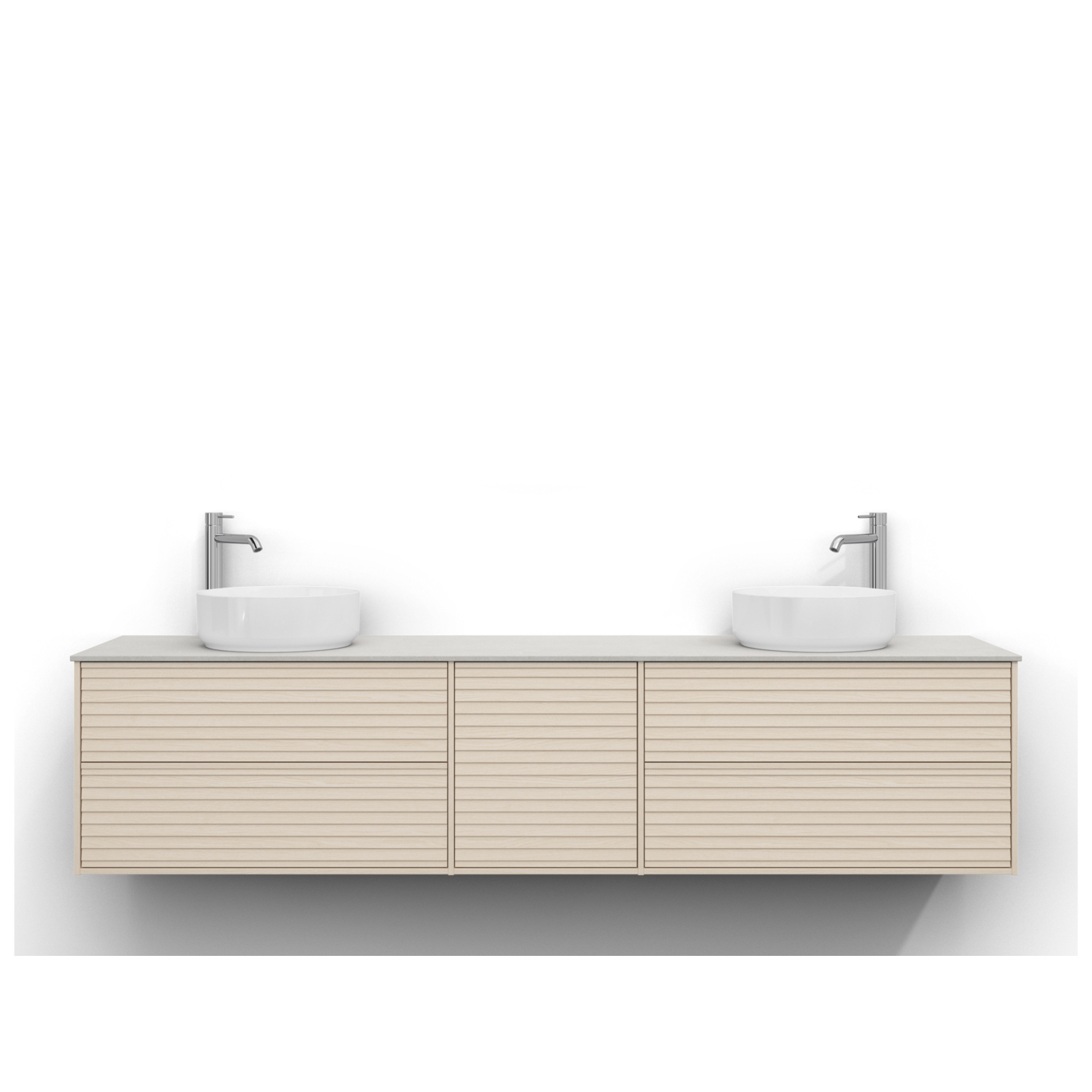 Tvättställsskåp Svedbergs Epos 200x45 med 2+1+2 Lådor | badrum - badrumsmobler - tvattstallsskap-och-kommod | KakelKungen