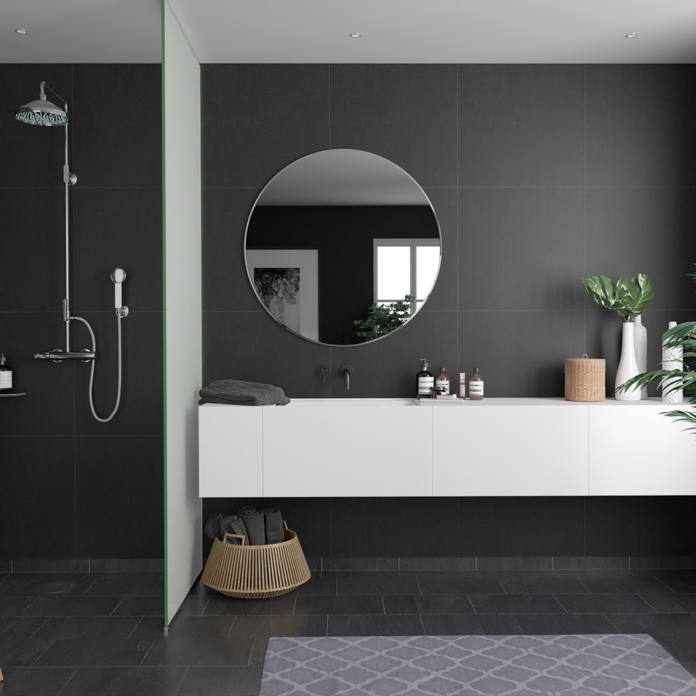 Baderomspanel Fibo 2126-M6060 S Dark Soot