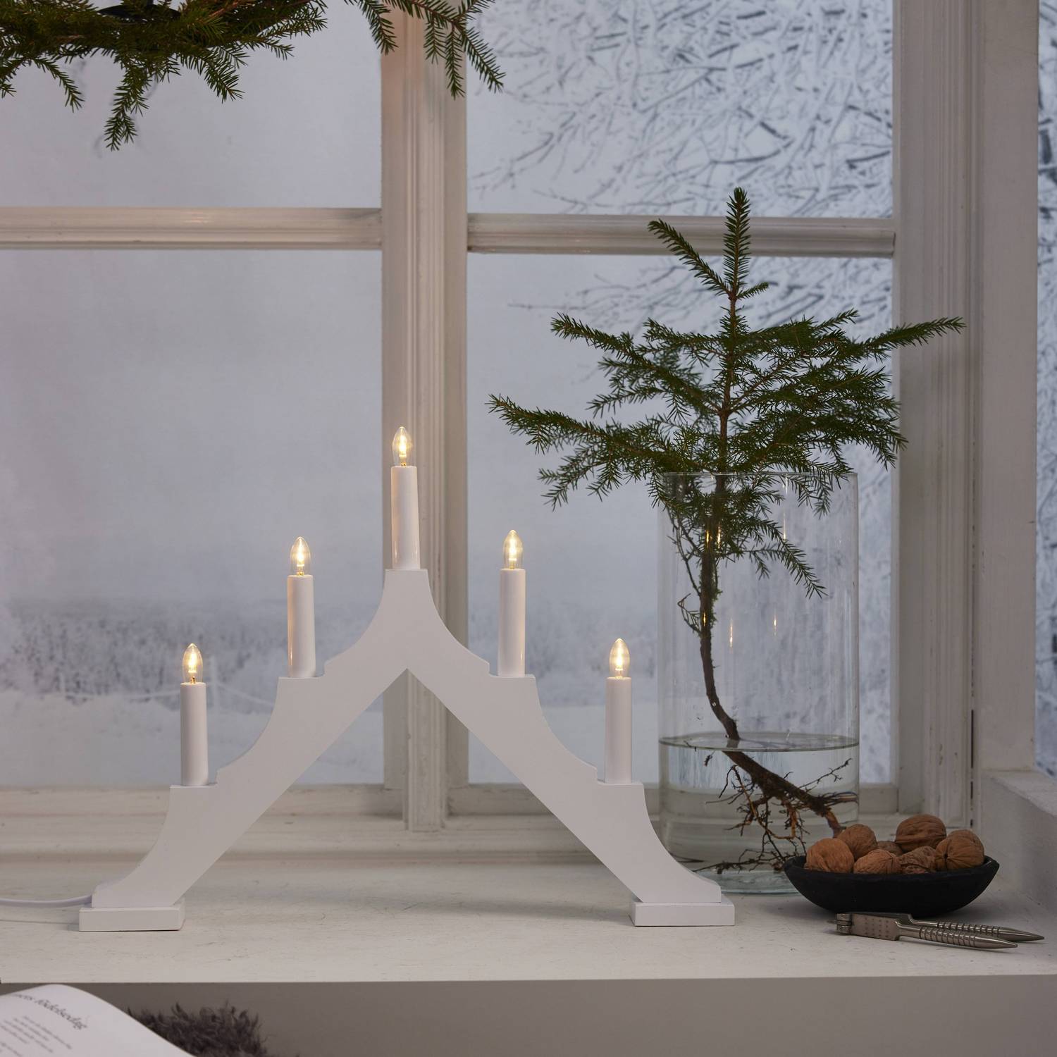 Adventstake Star Trading Alma 5 Lys