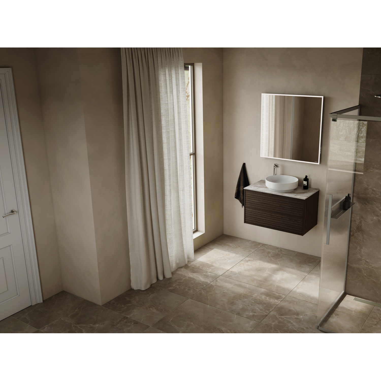 Tvättställsskåp Svedbergs Epos 80x45 med 2 Lådor