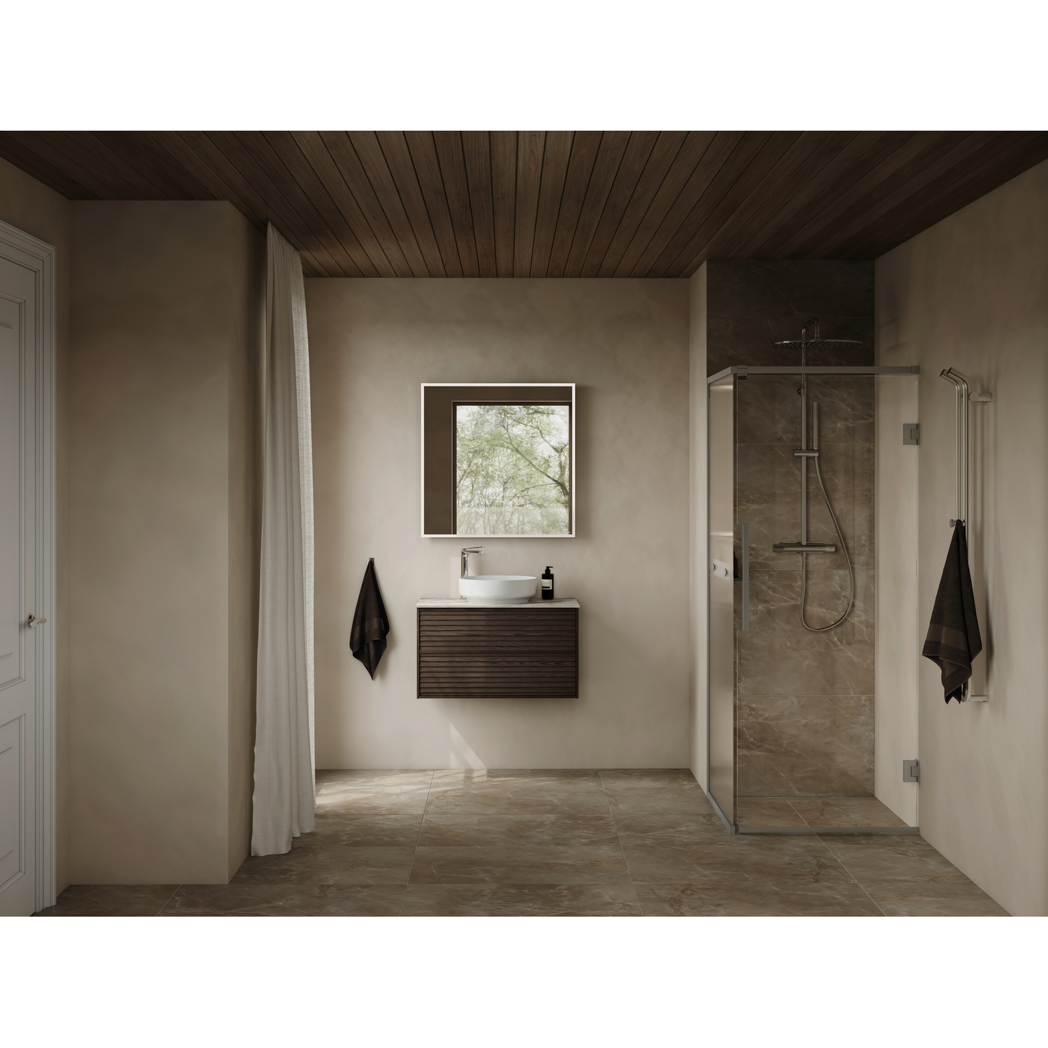 Tvättställsskåp Svedbergs Epos 80x45 med 2 Lådor