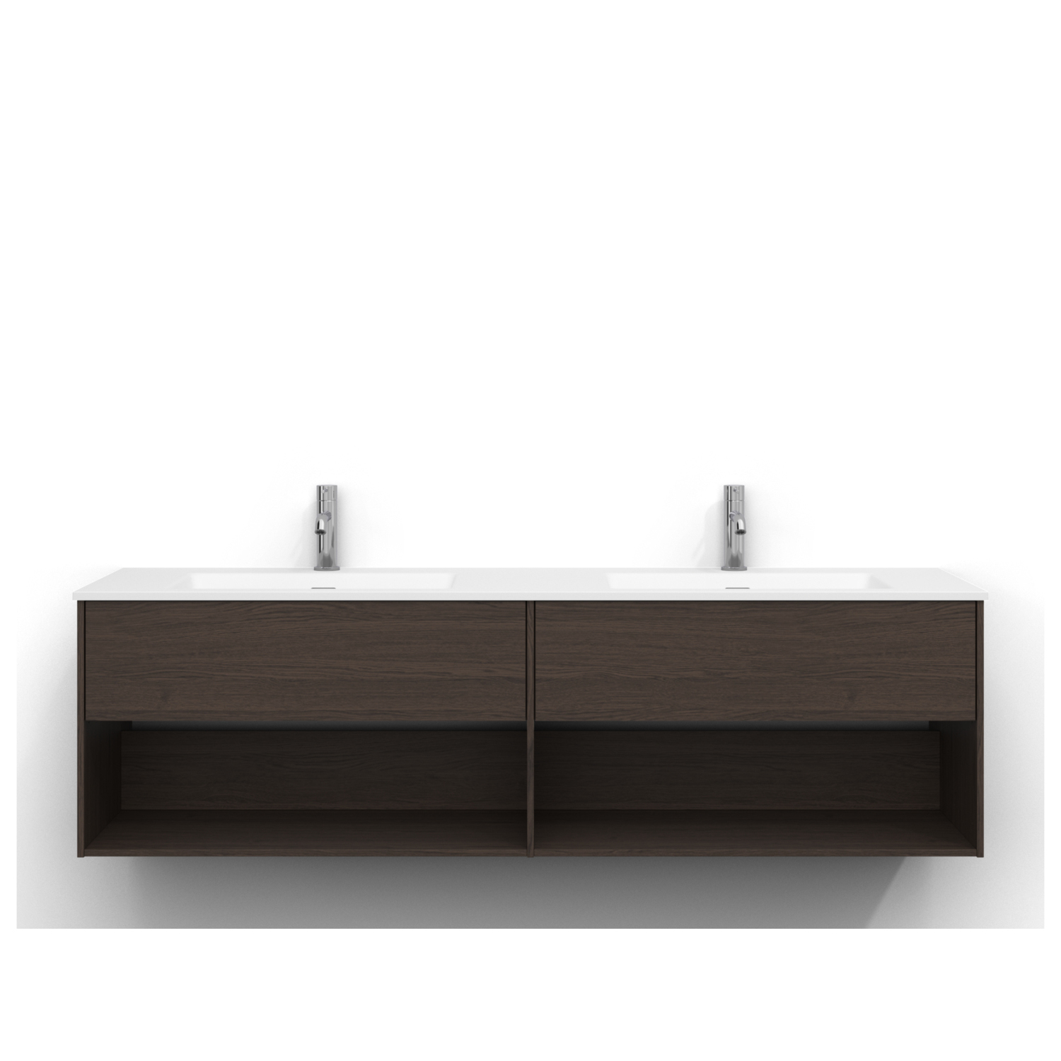 Tvättställsskåp Svedbergs Epos 160x45 med 1+1 Lådor | badrum - badrumsmobler - tvattstallsskap-och-kommod | KakelKungen