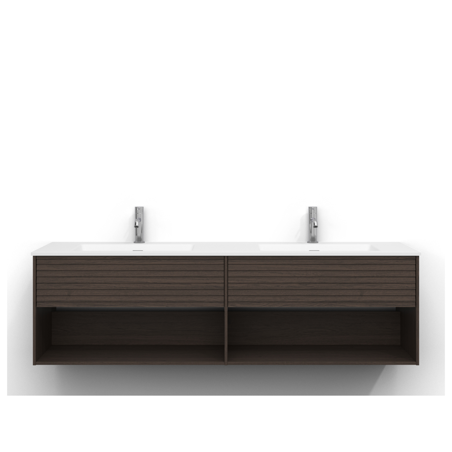 Tvättställsskåp Svedbergs Epos 160x45 med 1+1 Lådor | badrum - badrumsmobler - tvattstallsskap-och-kommod | KakelKungen