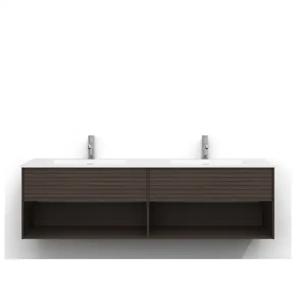 tvättställsskåp svedbergs epos 160x45 med 1+1 lådor