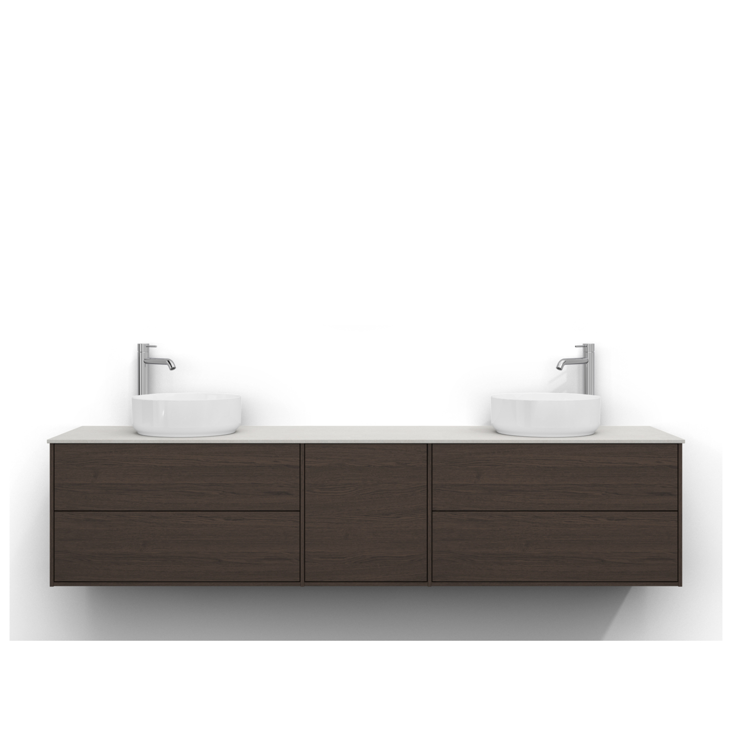 Tvättställsskåp Svedbergs Epos 200x45 med 2+1+2 Lådor | badrum - badrumsmobler - tvattstallsskap-och-kommod | KakelKungen