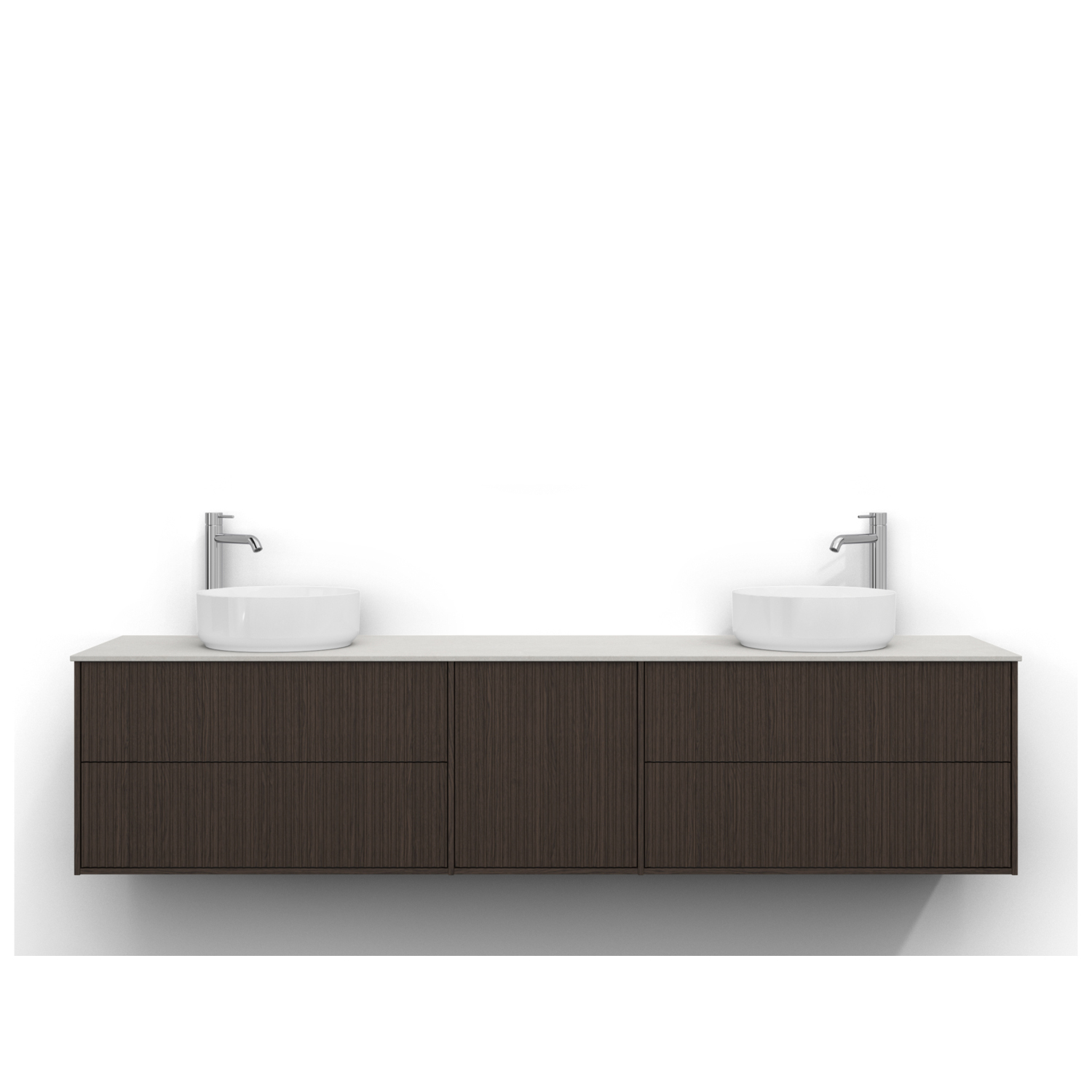 Tvättställsskåp Svedbergs Epos 200x45 med 2+1+2 Lådor | badrum - badrumsmobler - tvattstallsskap-och-kommod | KakelKungen