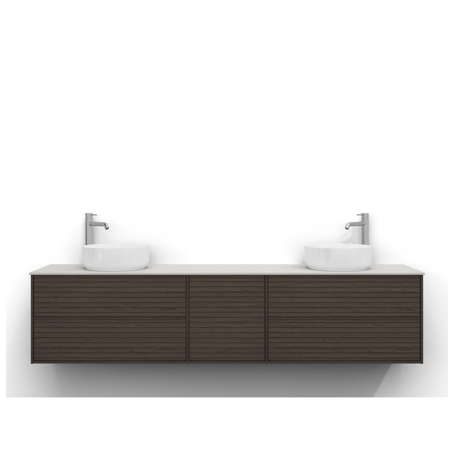 Tvättställsskåp Svedbergs Epos 200x45 med 2+1+2 Lådor | badrum - badrumsmobler - tvattstallsskap-och-kommod | KakelKungen