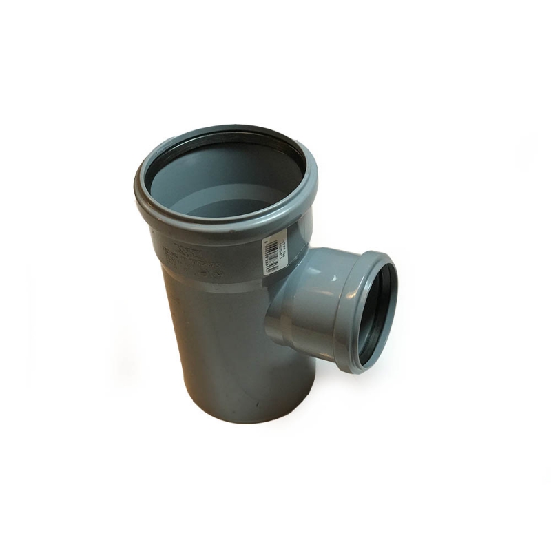 Grenrör Kaczmarek HT PP 2 Muff Grå 75/50/90°