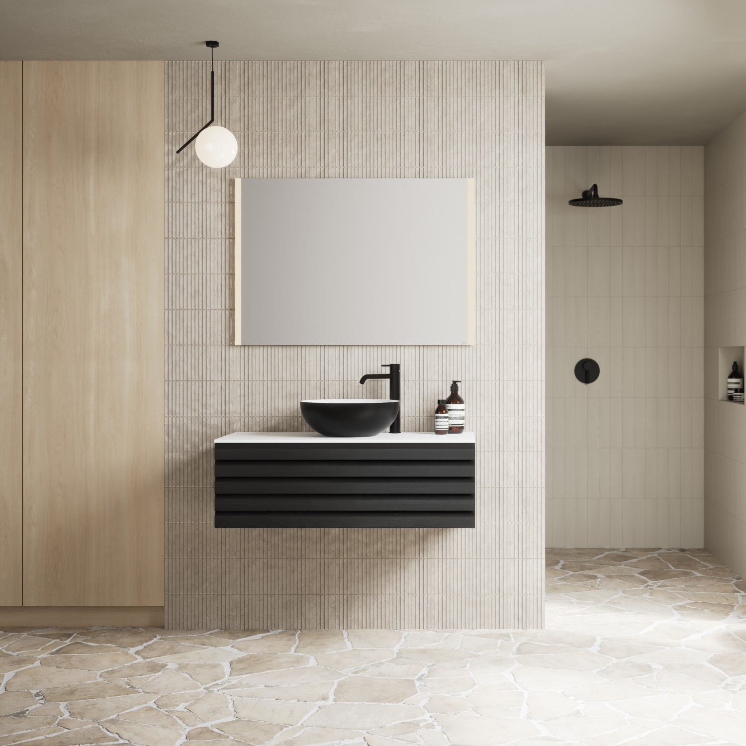 Topplate Linn Bad Corian