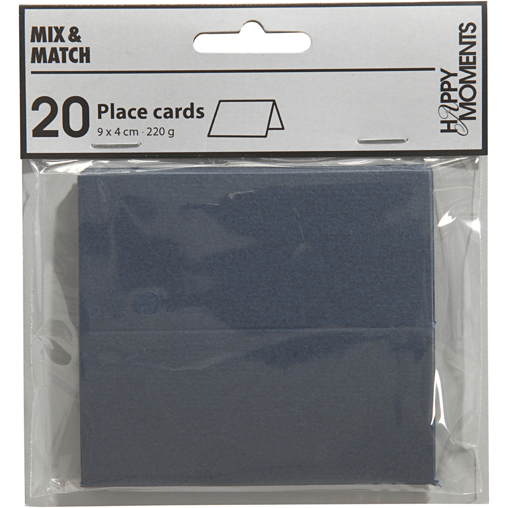 Bordkort Creativ Company Str 9x4 cm 20 stk/1 Pk