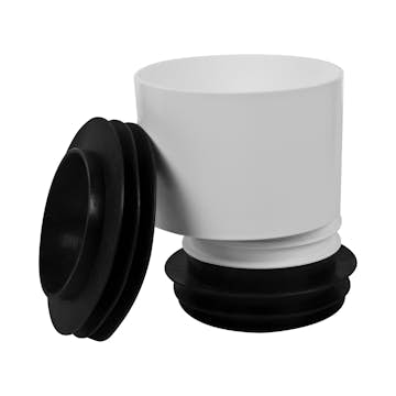 WC-Anslutning Faluplast 2316844 Exentrisk 17 mm