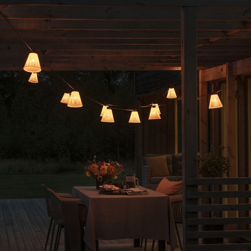 Tilleggslenke Gnosjö Konstsmide E27 10 Amber LED Skjermer