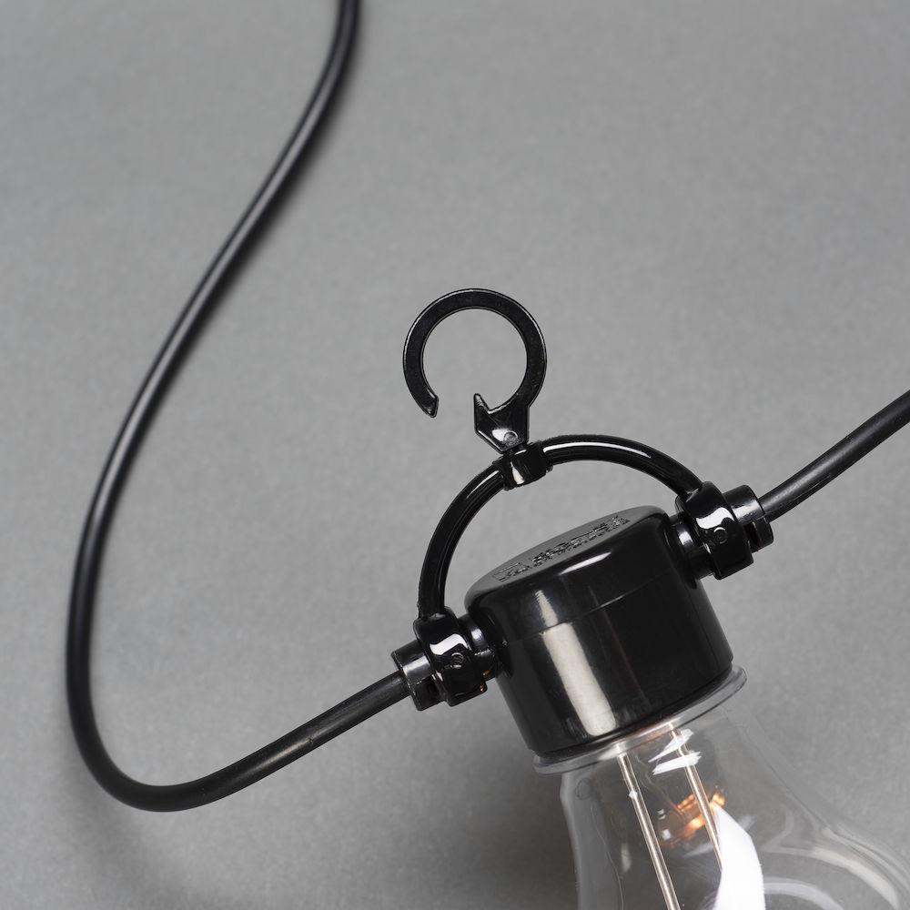 Tilleggslenke Gnosjö Konstsmide E27 10 Amber LED Skjermer