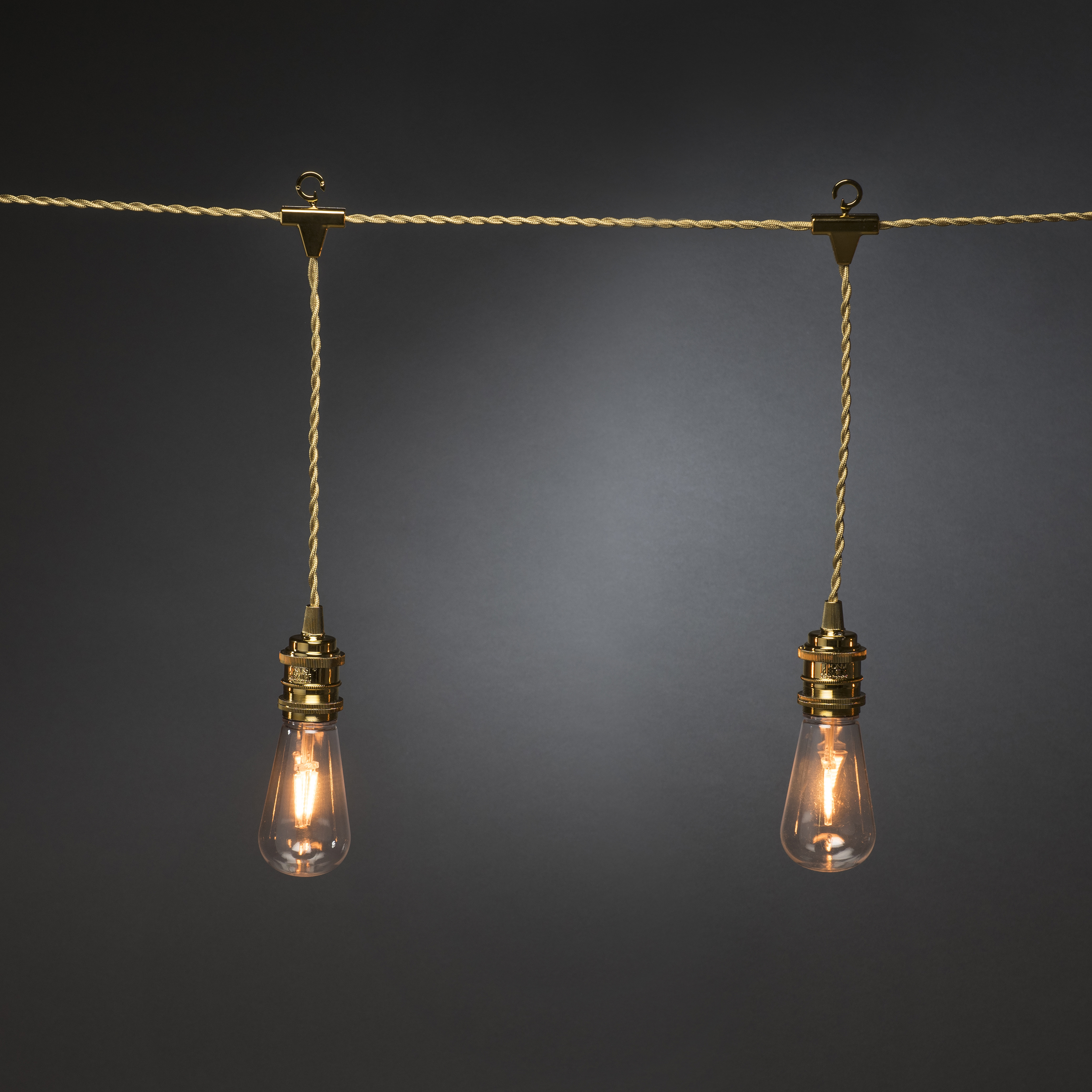 Lyslenke Gnosjö Konstsmide 8L LED Utbyttbar Gull