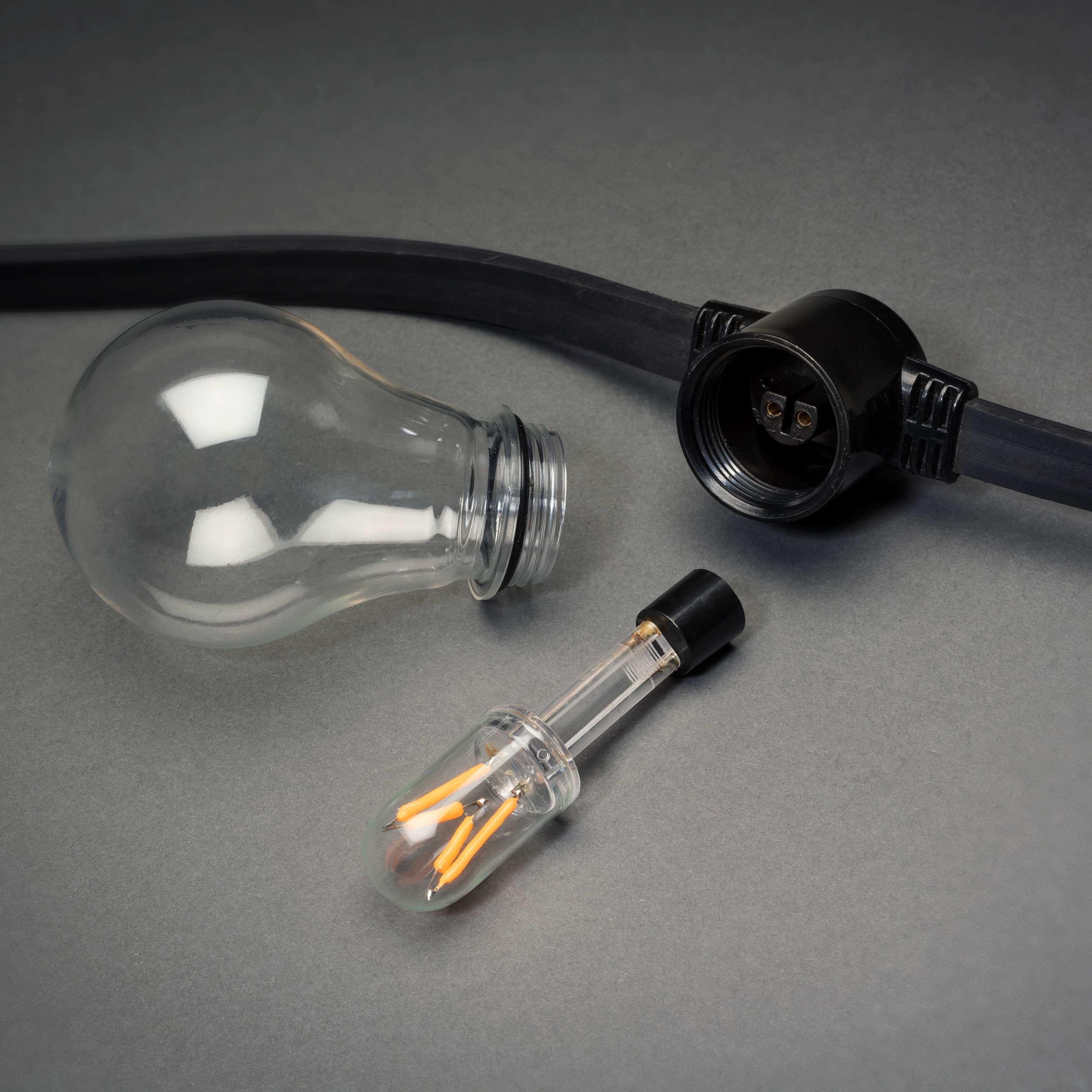 Lyslenke Gnosjö Konstsmide Amber M-form Utbyttbar LED 4,5 m