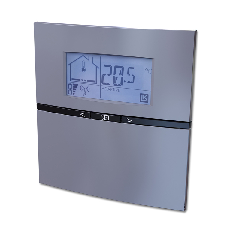 LK Systems Rumstermostat ICS.2 Silver Trådbunden, W ICS.2 Silver