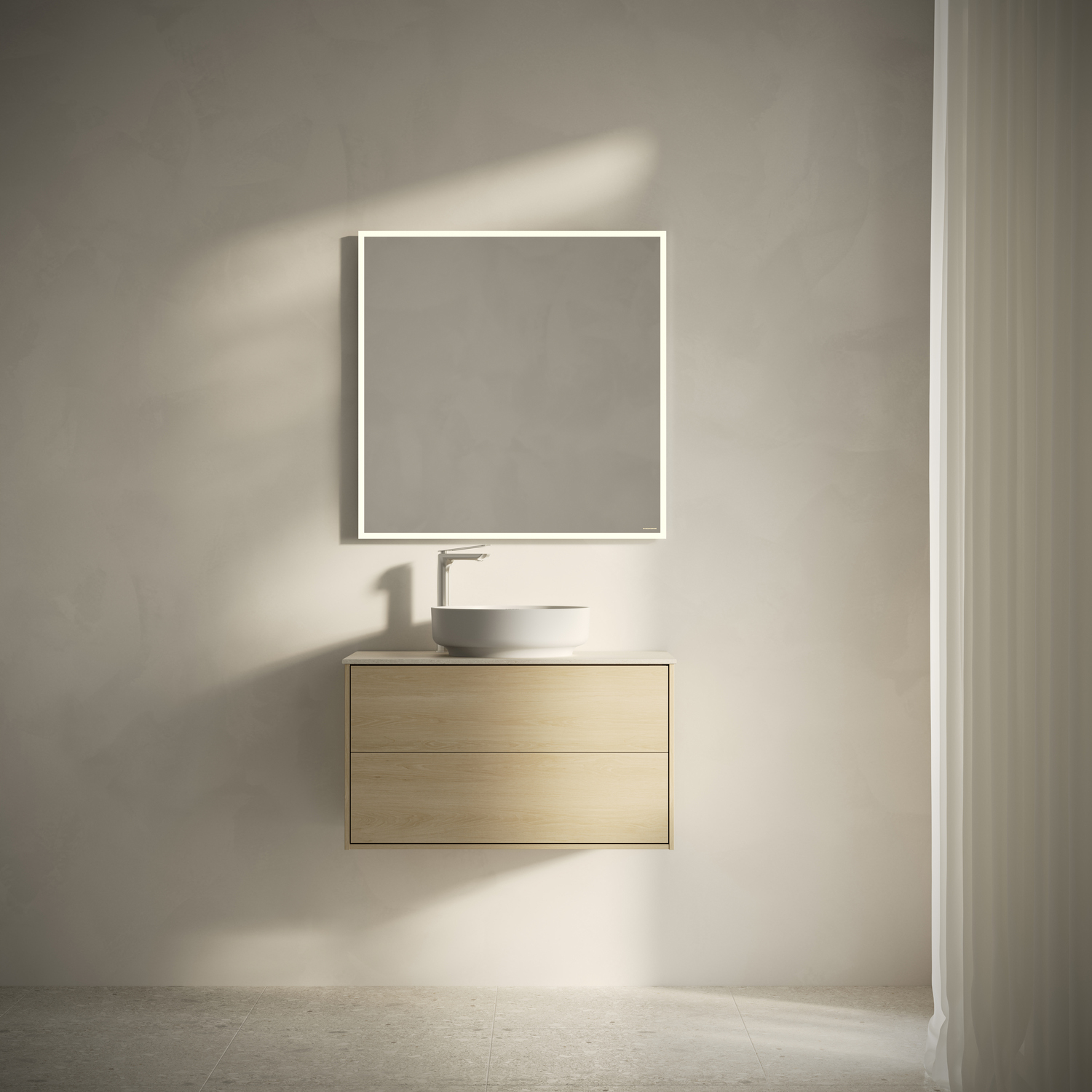 Tvättställsskåp Svedbergs Epos 60x45 med 2 Lådor