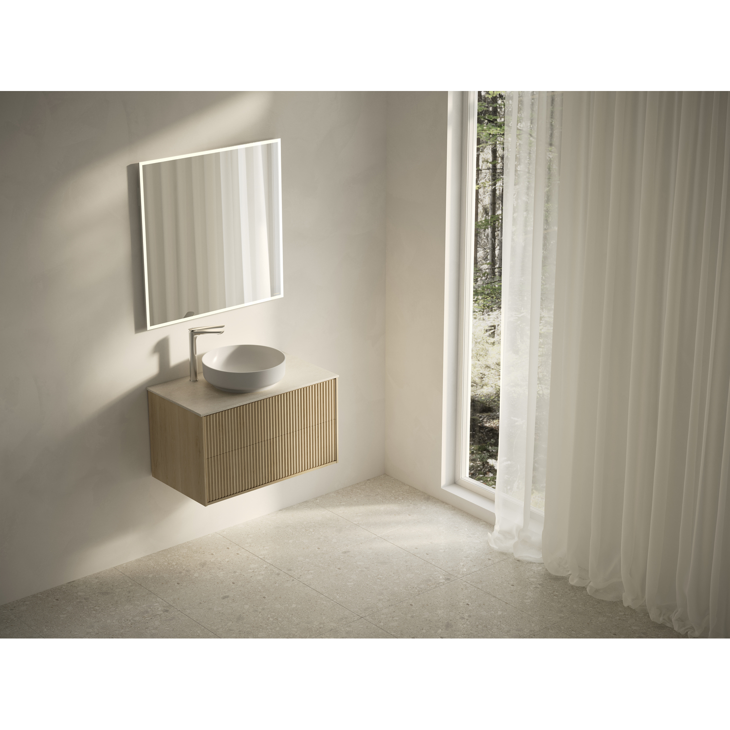 Tvättställsskåp Svedbergs Epos 60x45 med 2 Lådor