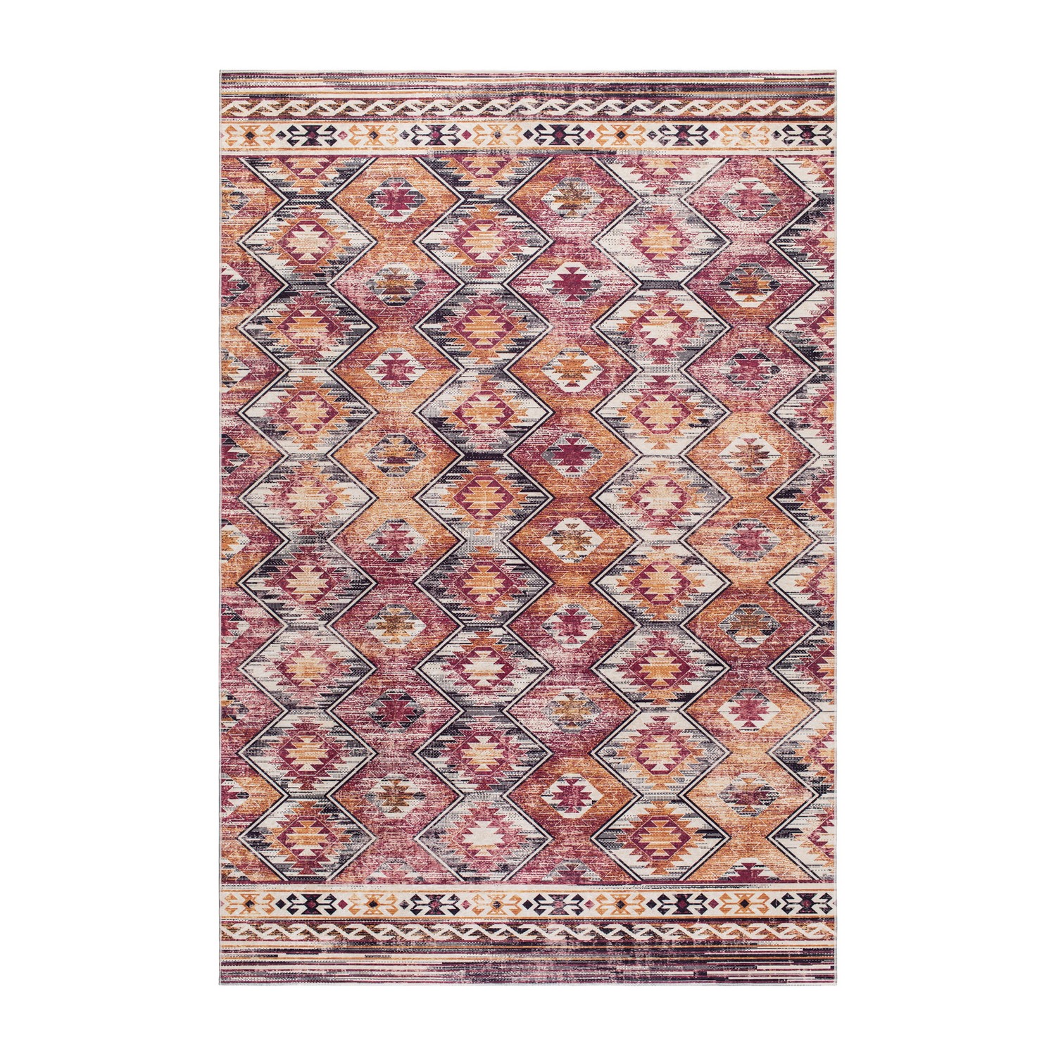 Flatvävd Matta Arkiio Gizmo Kilim Rost 200x290 cm