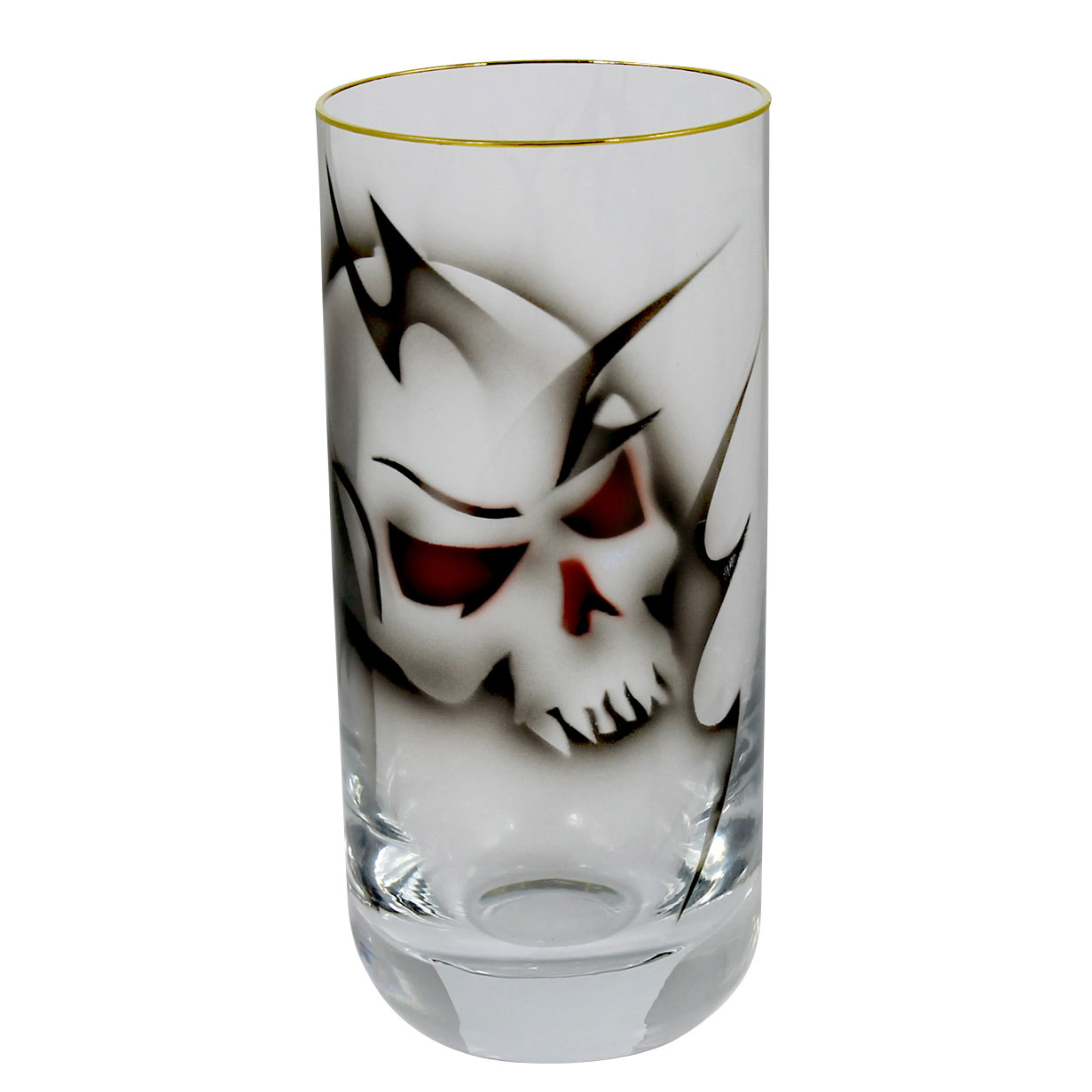 Longdrinkglas Nybro Crystal Dödskalle Klar 36 cl