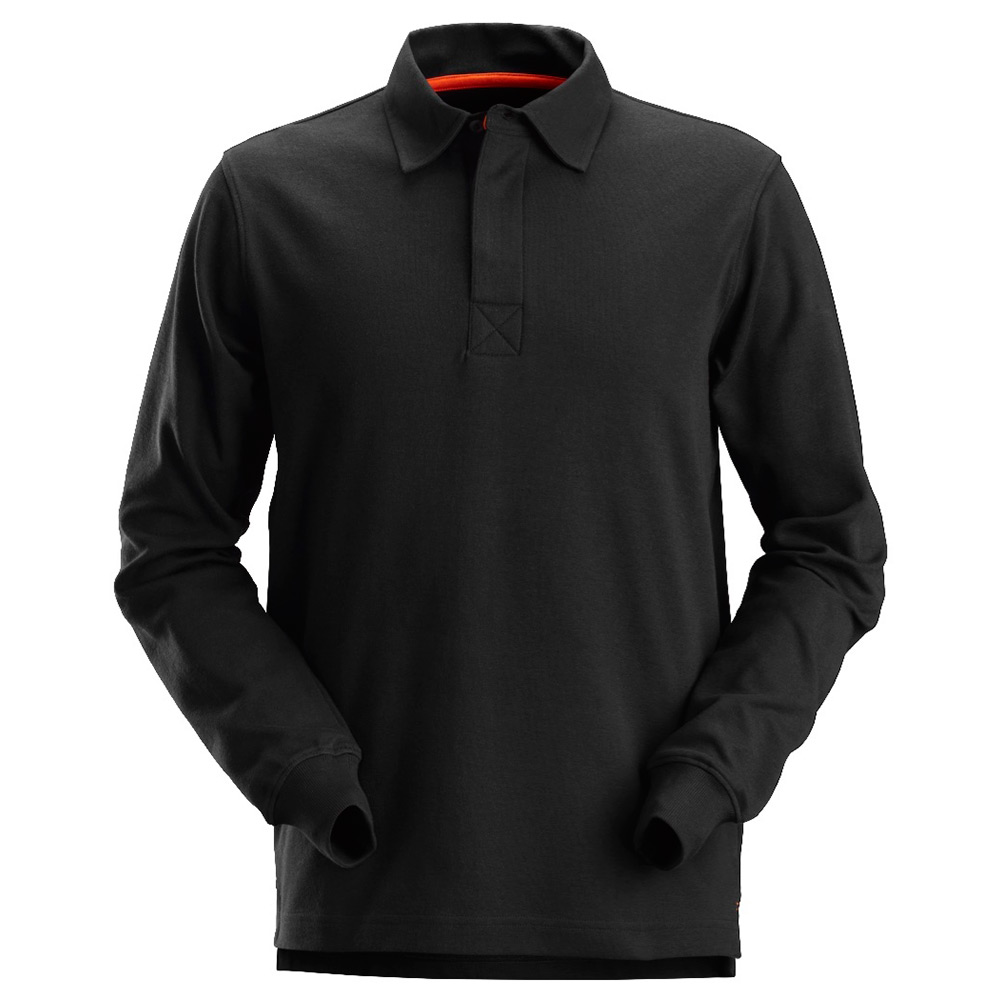 Rugbytröja Snickers Workwear AllroundWork Storlek: XXL, Färg: Black