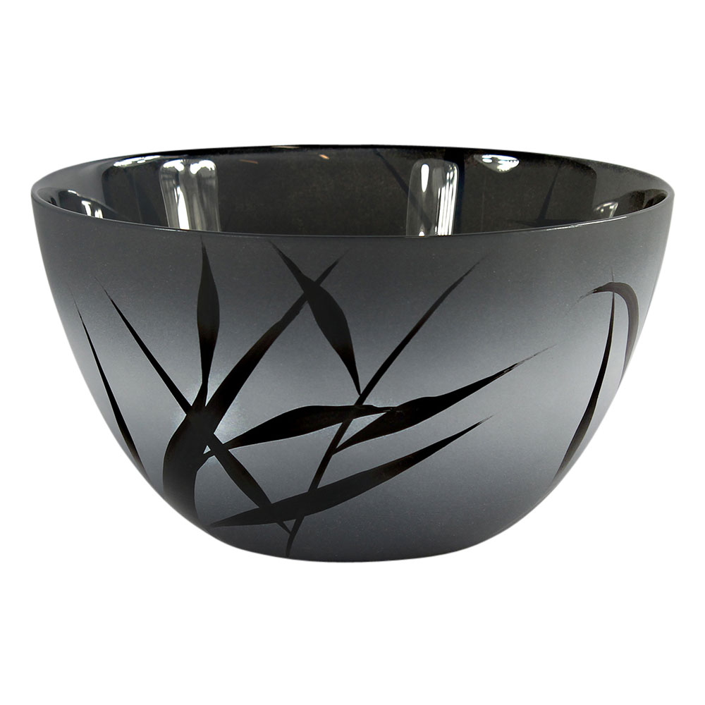 Skål Nybro Crystal Nebbioso Grå, 115x210 mm