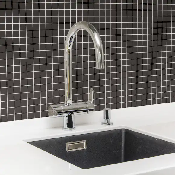 Klinker Arredo Fojs Collection Steel Mosaic Matt Grå 3×3 cm