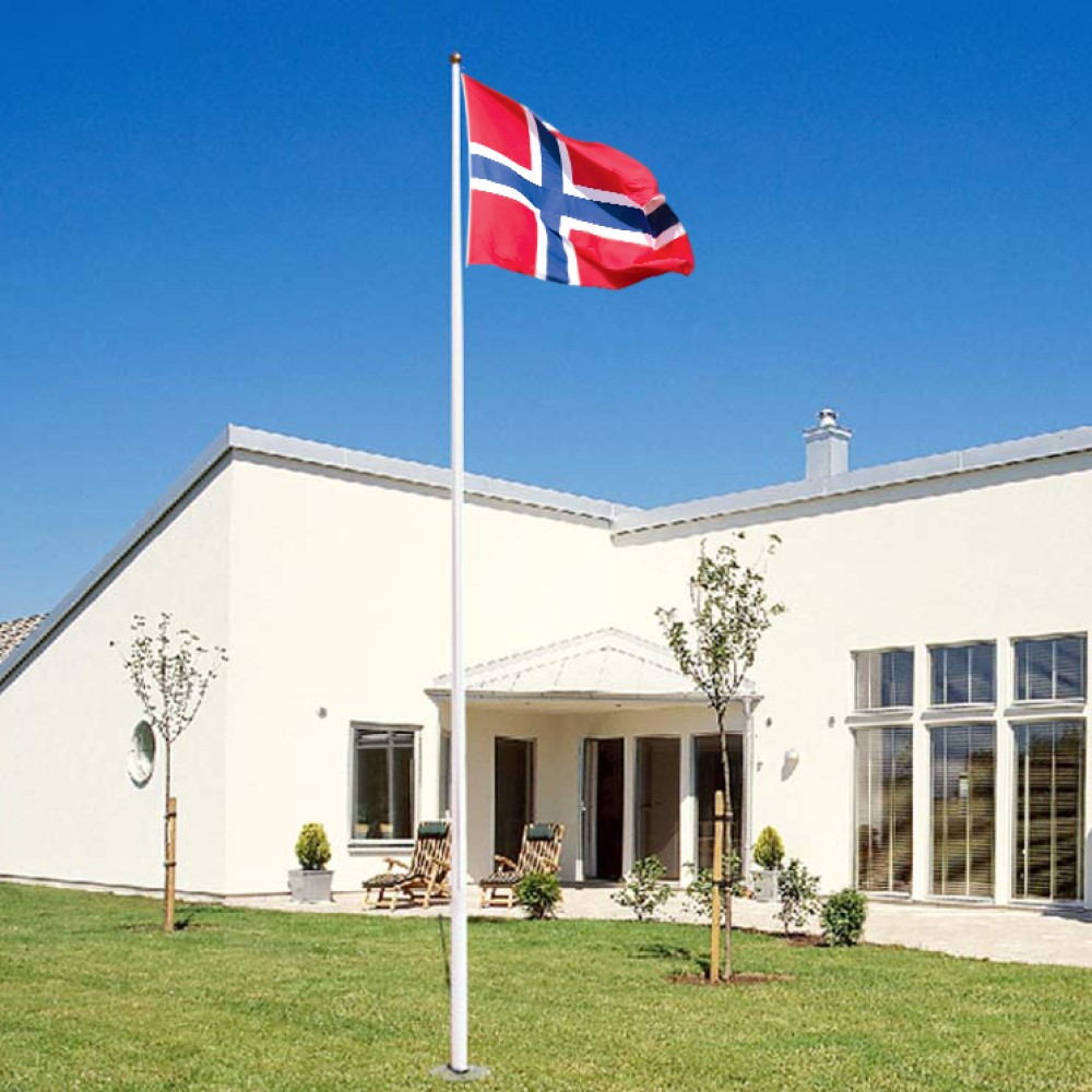 Flaggstang og flagg