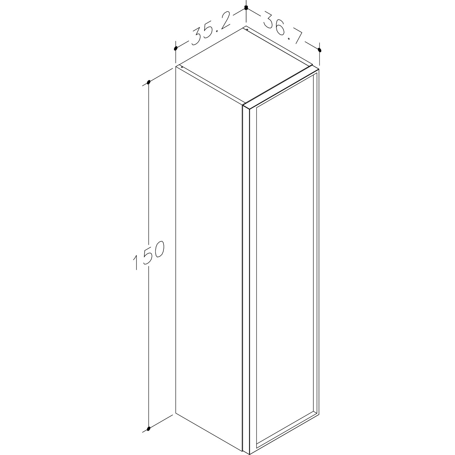 Høyskap Korsbakken Bad Sole med Spiler